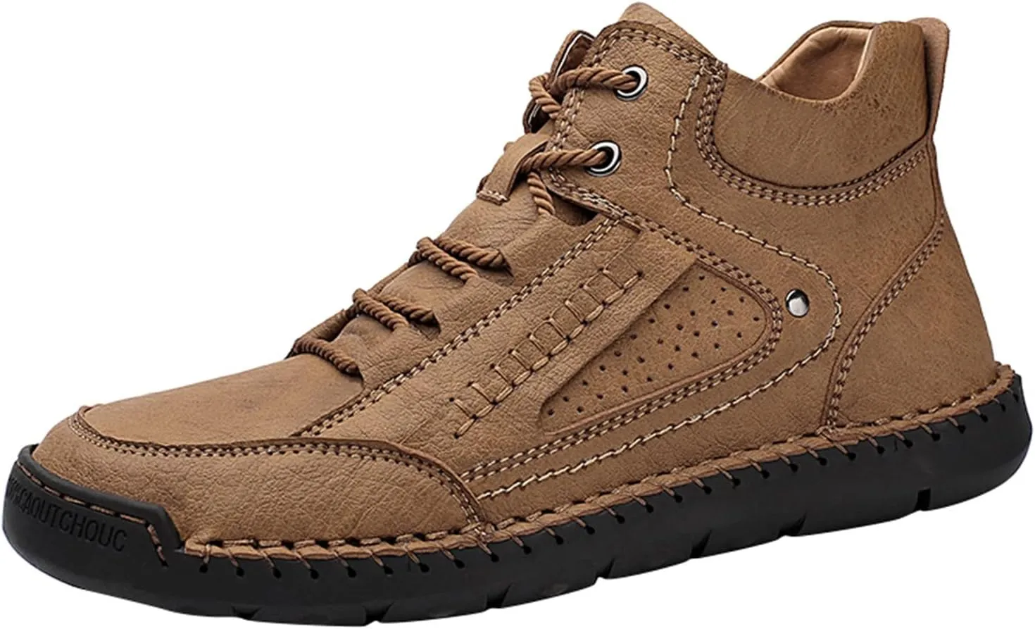2022 New Large Size Border Handmade Retro Leather Comfortable Casual Shoes Leather Boot Shoes