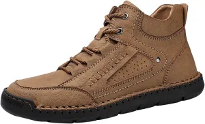 2022 New Large Size Border Handmade Retro Leather Comfortable Casual Shoes Leather Boot Shoes