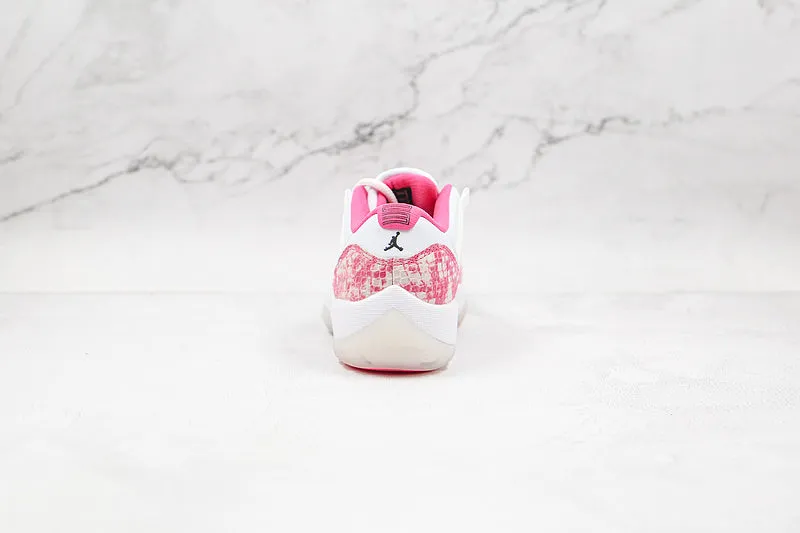 AIR JORDAN 11 RETRO LOW PINK SNAKESKIN WHITE/WATERMELON/BLACK