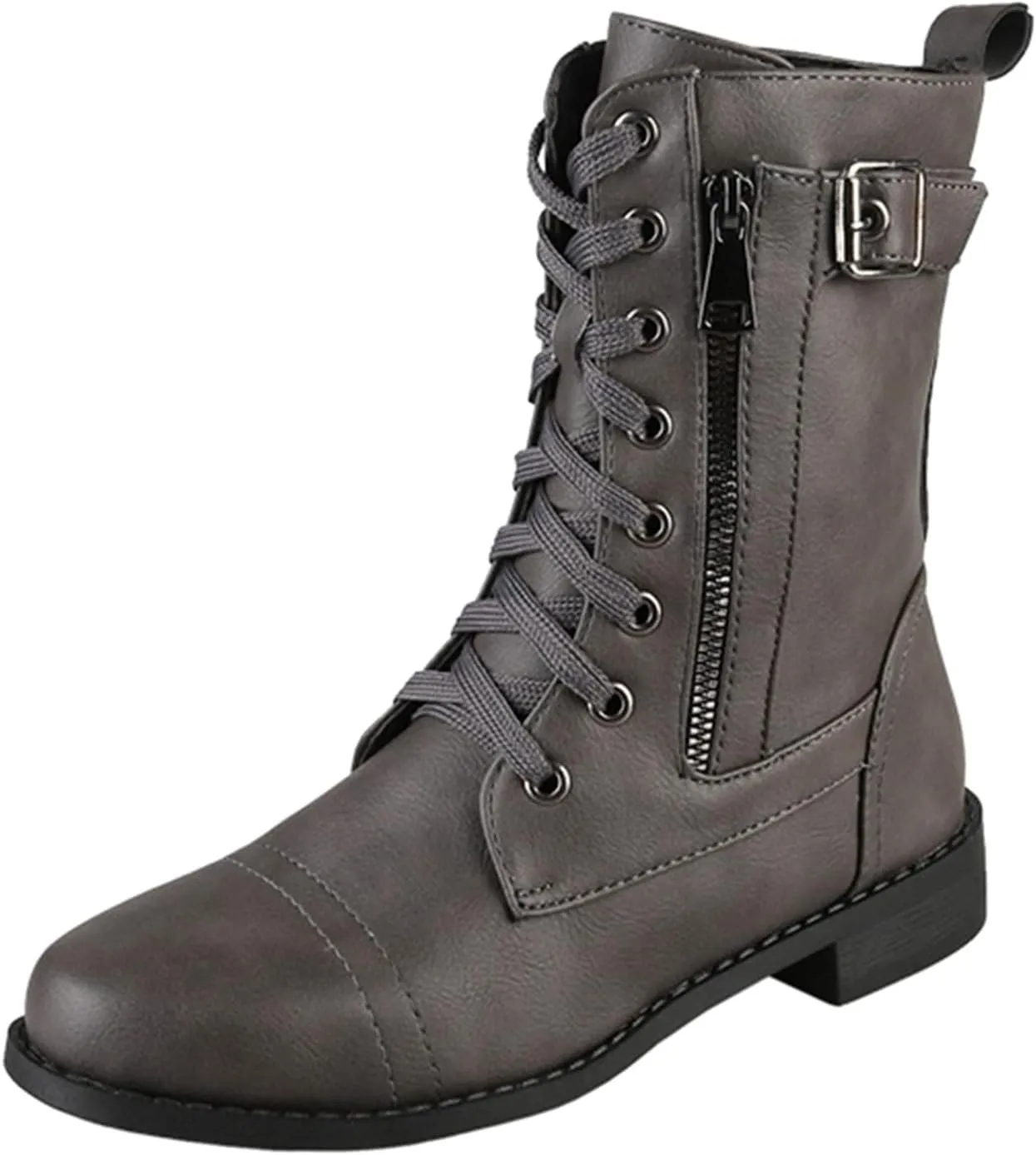 Ankle Boots for Women Fall Booties for Women 2024 Women's Flat Ankle Boots Womens Bootie with Heel Keep Warm Flat Bottom Closed Toe Wide Fit Available