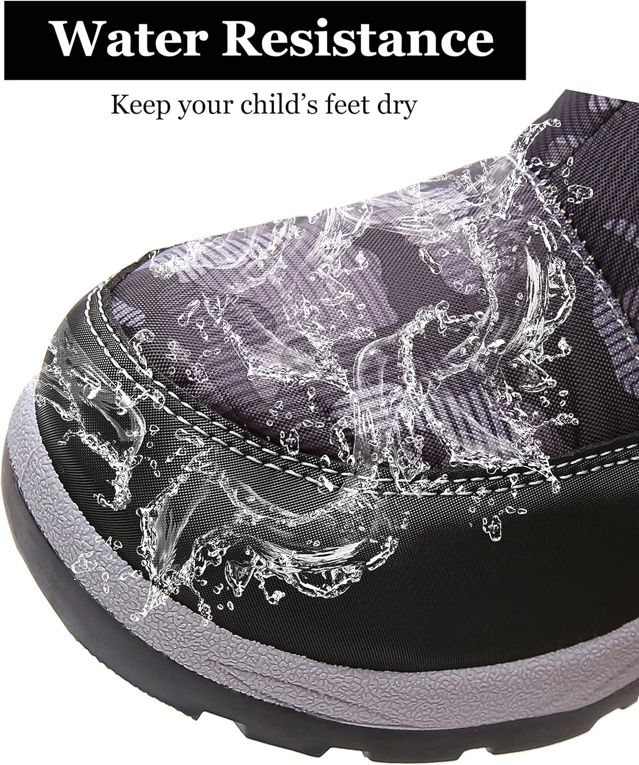 Apakowa Kid's Girls Cold Weather Snow Boots (Toddler/Little Kid)