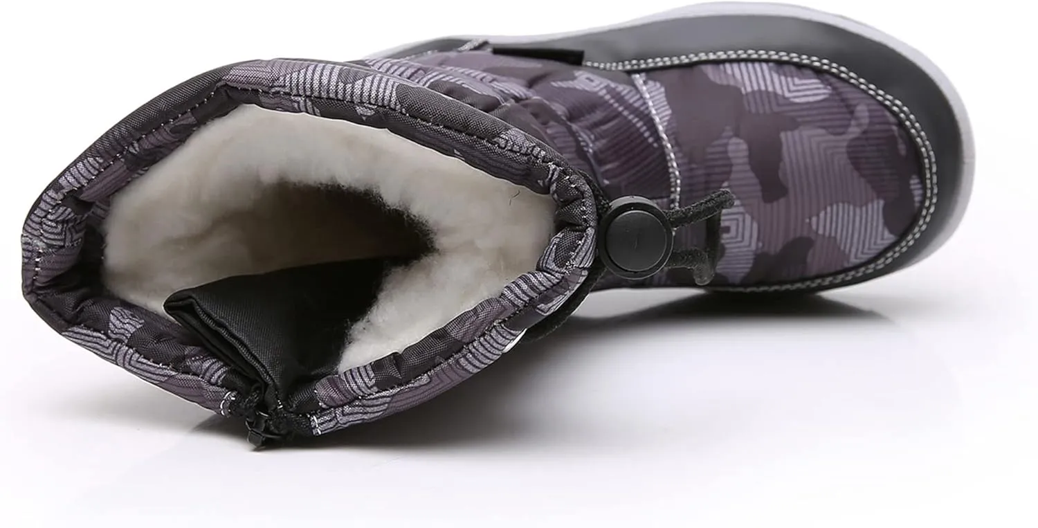 Apakowa Kid's Girls Cold Weather Snow Boots (Toddler/Little Kid)