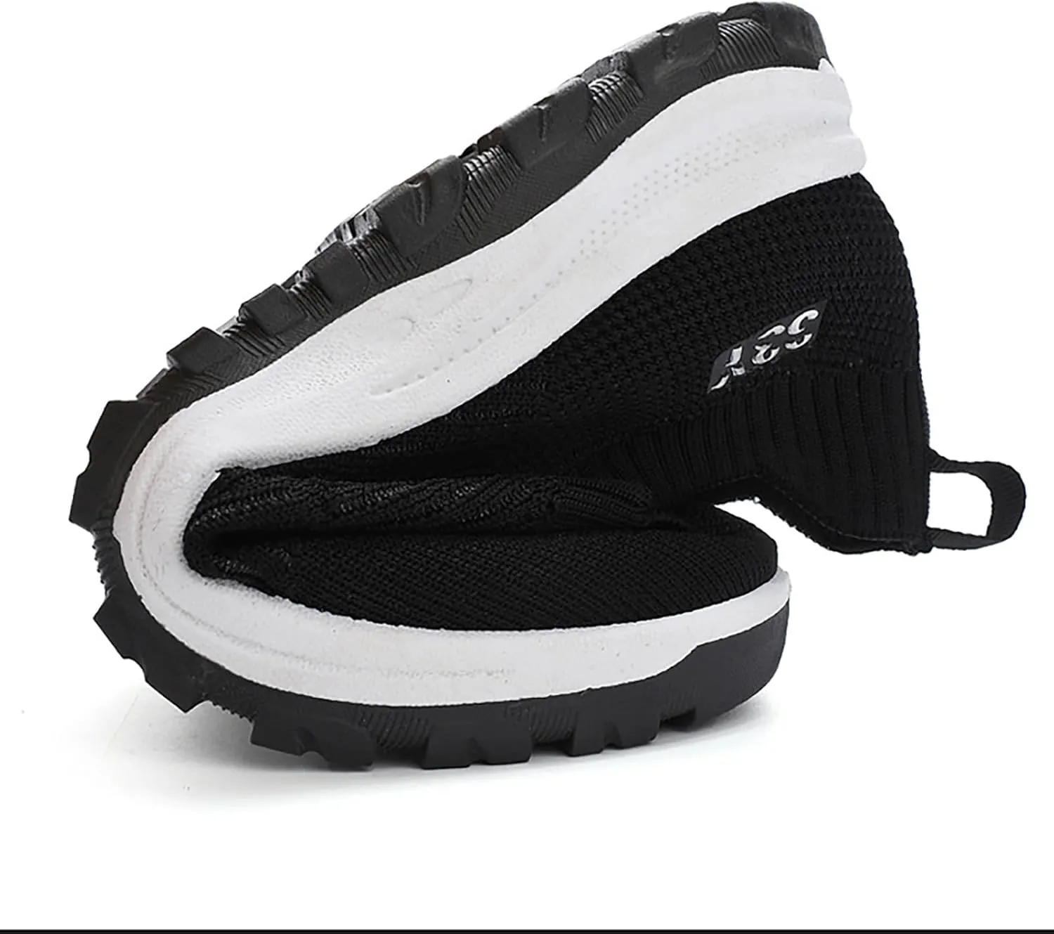 Arch Support Hiking Shoes for Men Lightweight Sport Gym Jogging Walking Sneaker Convenient Elderly Slip on Shoes
