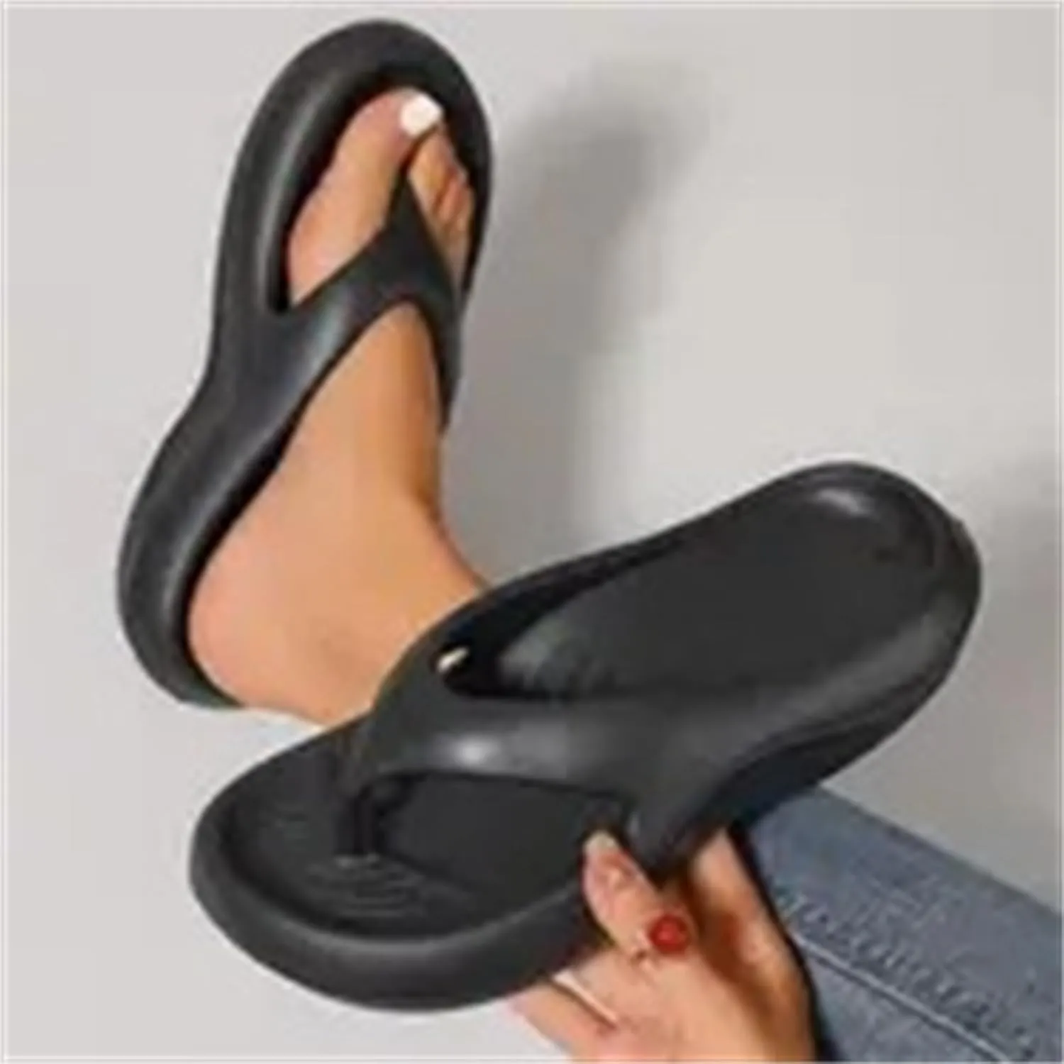 Arch Support Pillow Flip Flops for Women Men Orthopedic Sandals Plantar Fasciitis Walking Ortho Flip-Flops Pillow Soft Women's Slippers Indoor and Outdoor Non-slip Lightweight Summer Beach Shoes