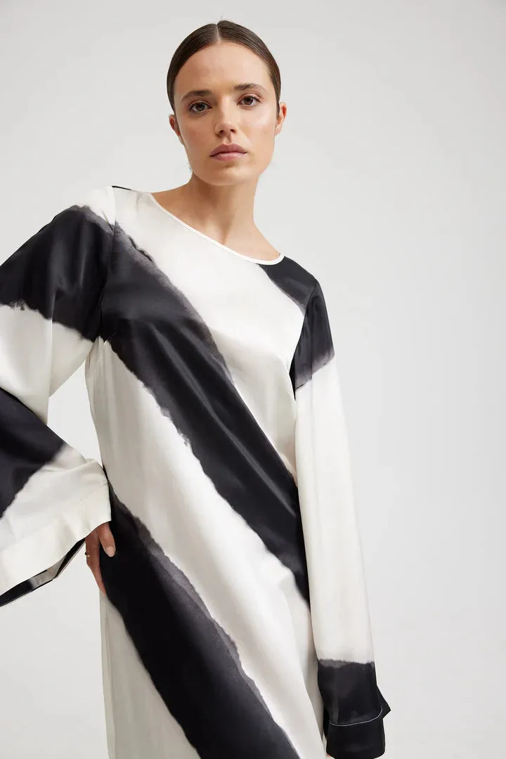 ASTON - Heidi Dress NERO/MILK