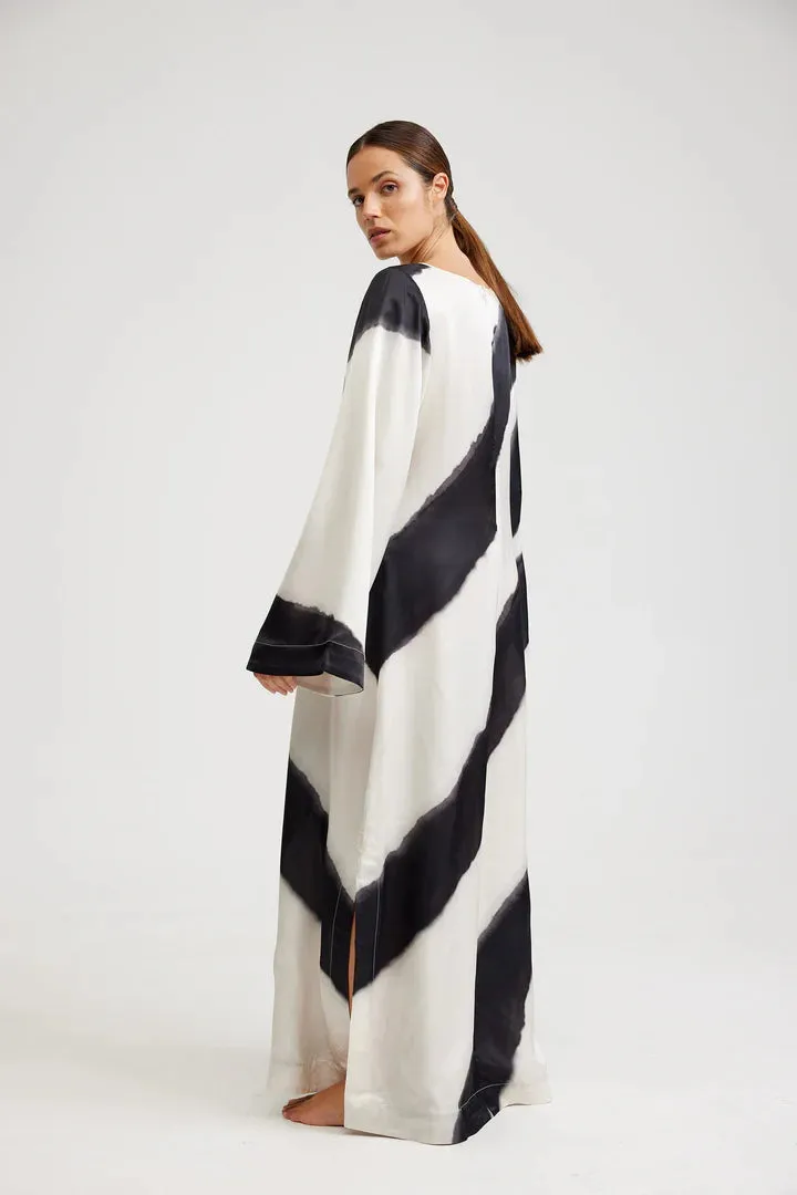 ASTON - Heidi Dress NERO/MILK