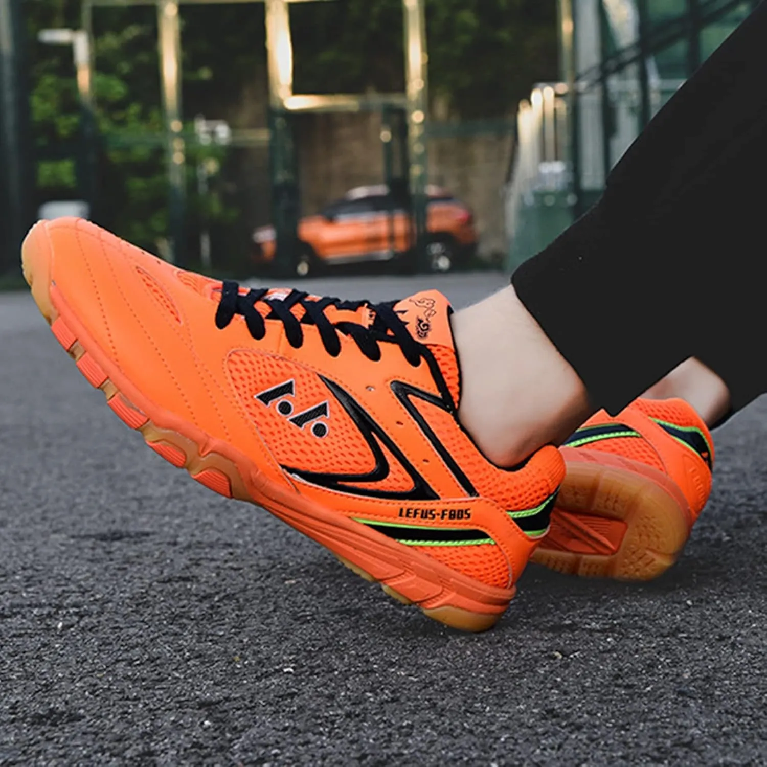 Badminton Tennis Shoes for Mens Women Indoor Court Sneakers Lightweight Breathable Shock-Absorbing