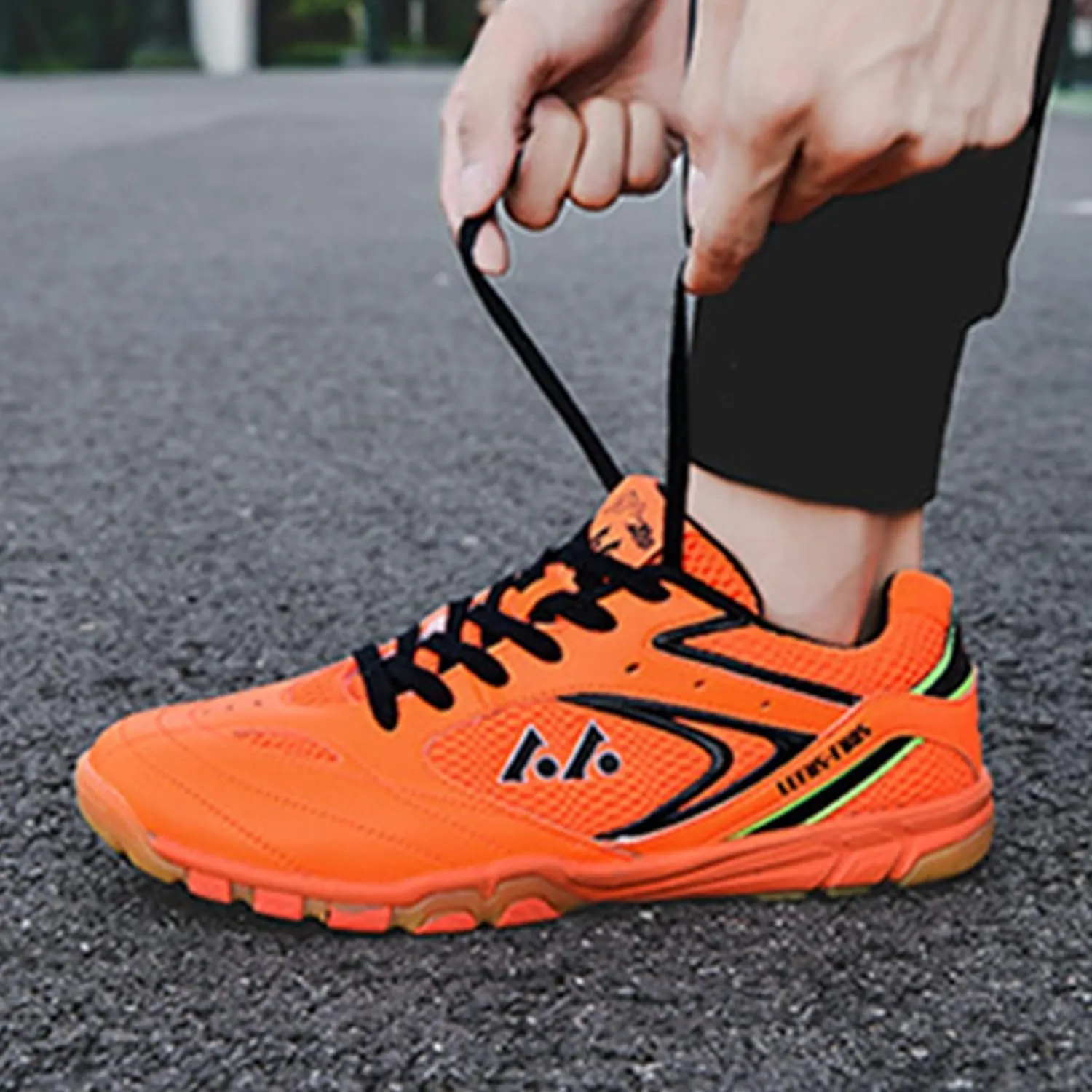 Badminton Tennis Shoes for Mens Women Indoor Court Sneakers Lightweight Breathable Shock-Absorbing