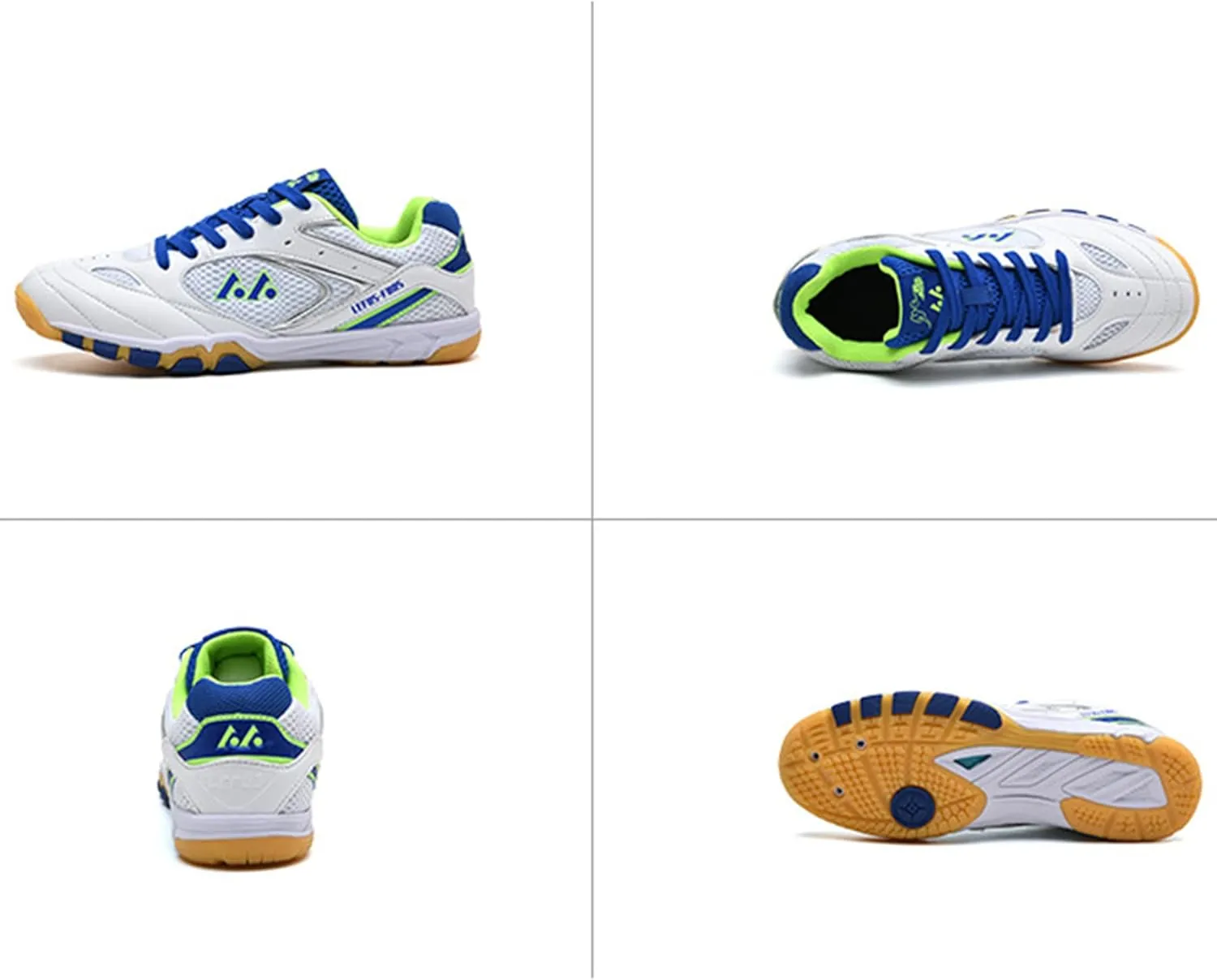 Badminton Tennis Shoes for Mens Women Indoor Court Sneakers Lightweight Breathable Shock-Absorbing