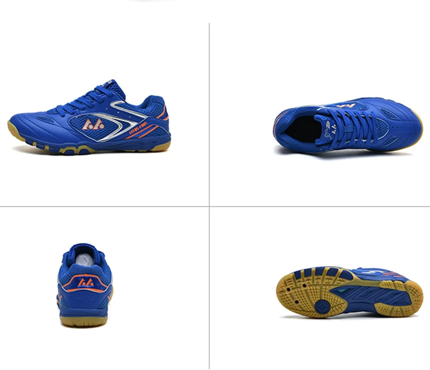Badminton Tennis Shoes for Mens Women Indoor Court Sneakers Lightweight Breathable Shock-Absorbing