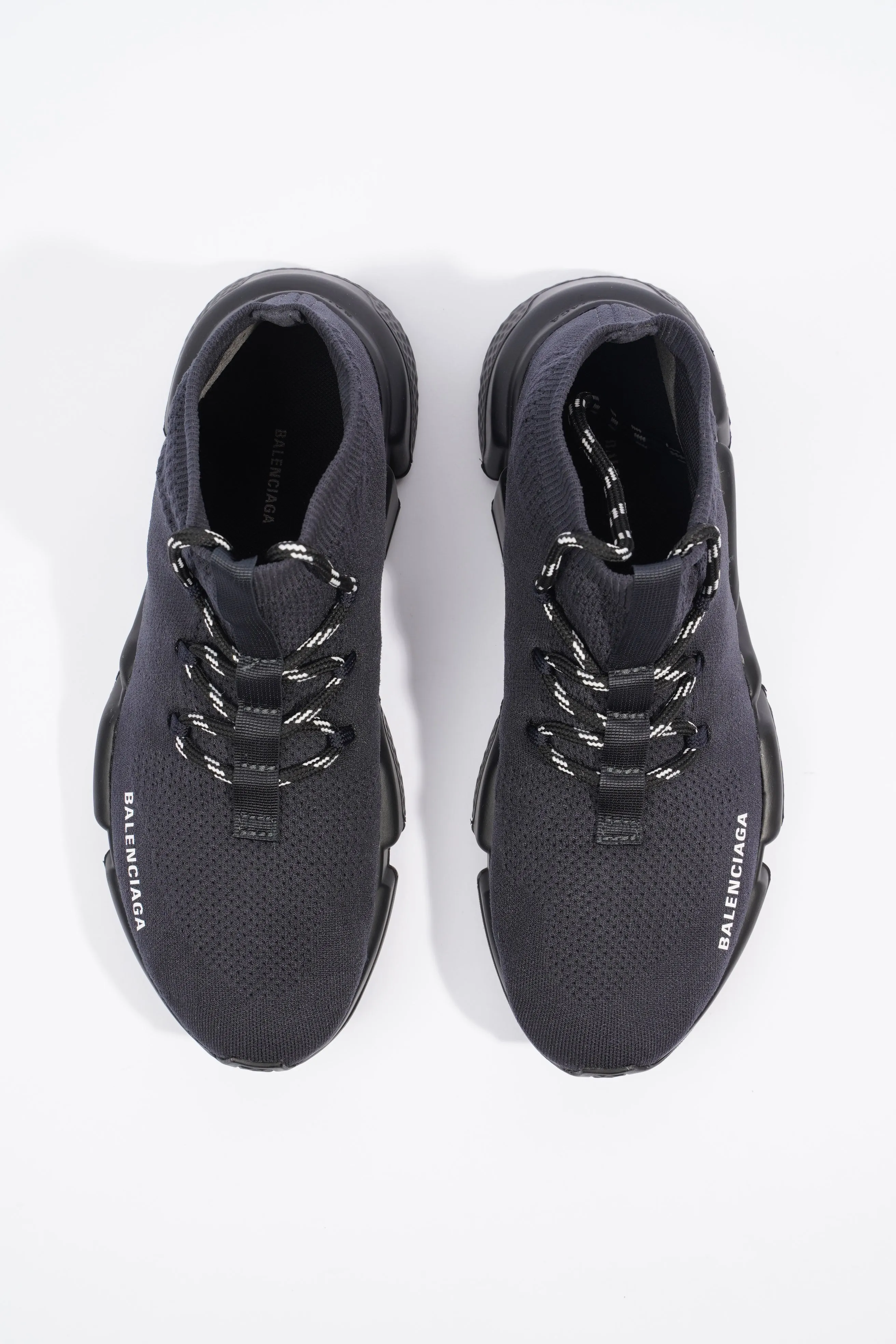 Balenciaga Mens Speed Lace Up Navy / Black EU 41 / UK 7