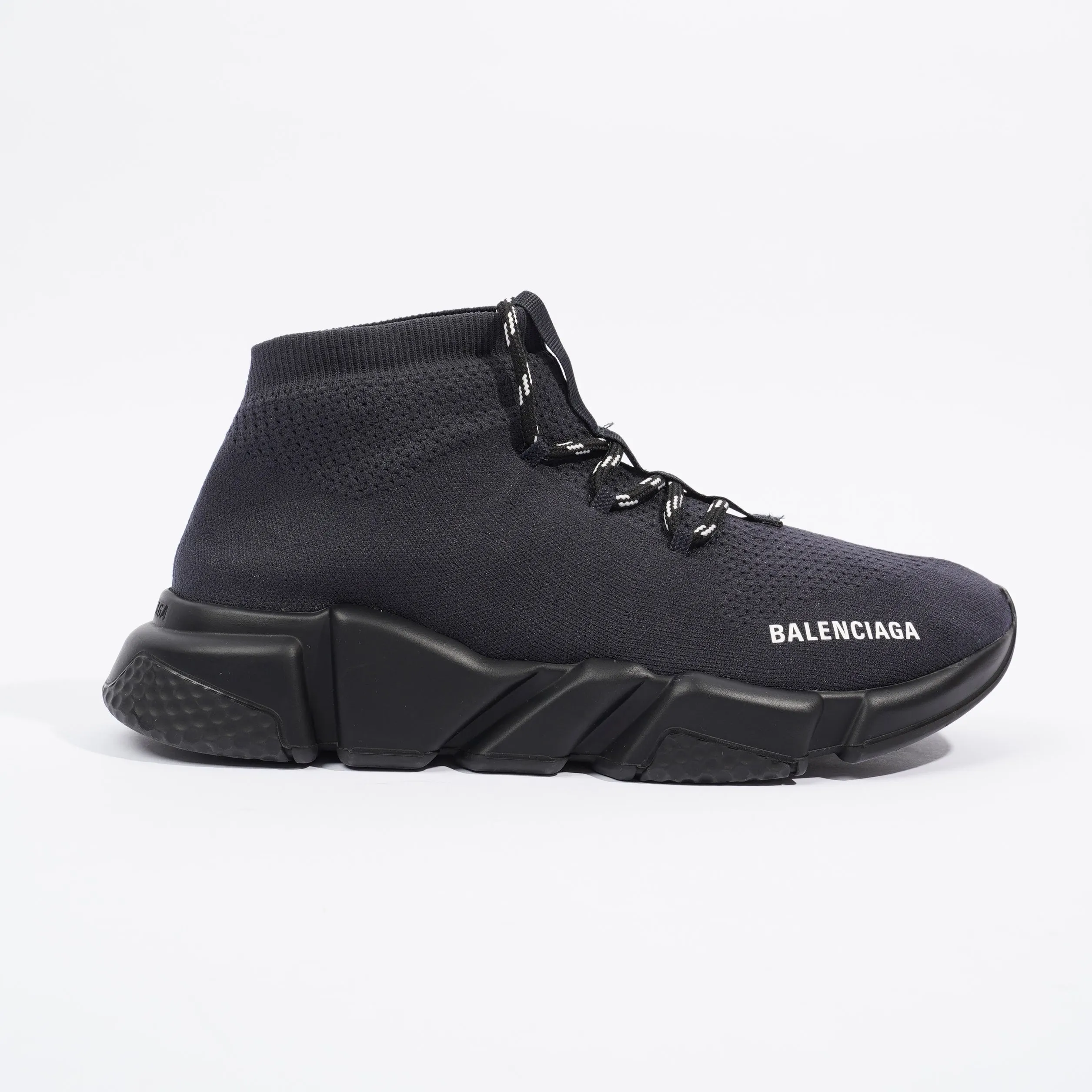 Balenciaga Mens Speed Lace Up Navy / Black EU 41 / UK 7