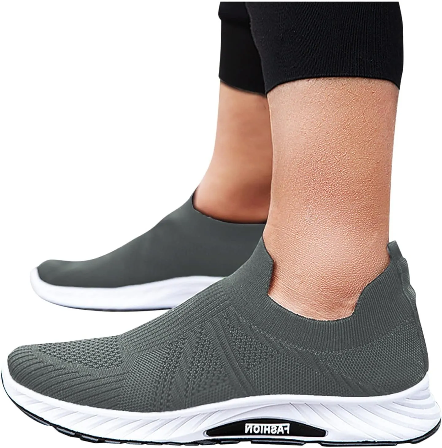 Bamboo Store Men's Slip on Sneakers Wedges Sneakers Slip on Men's Fashion Casual Outdoor Breathable Mens New Sneakers 10