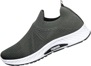 Bamboo Store Men's Slip on Sneakers Wedges Sneakers Slip on Men's Fashion Casual Outdoor Breathable Mens New Sneakers 10