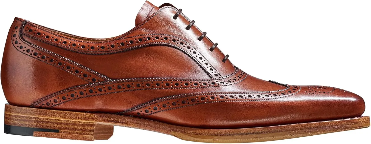 BARKER Turing Men's Handmade Leather Brogue Oxford Dress Shoes - Timeless Elegance & Superior Craftsmanship for Formal & Business Wear