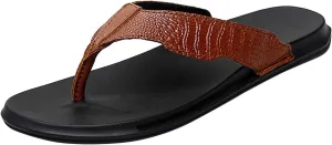 Beach Flip Flop Indoor and Outdoor Men Flip Flops Fashionable Summer Pattern Flat Bottom Comfortable Non Slip Large Beach Sippers