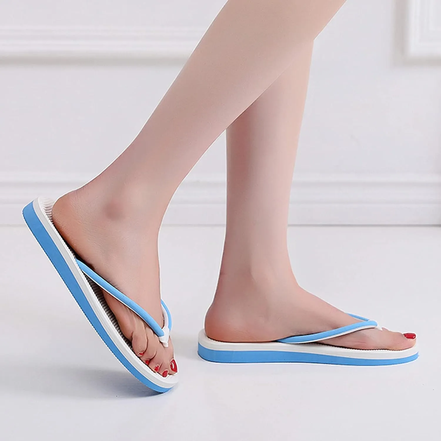 Beach Flip Flops Women Flip Flops with Arch Support for Women Womens Comfort Lightweight Soft Thong Sandals