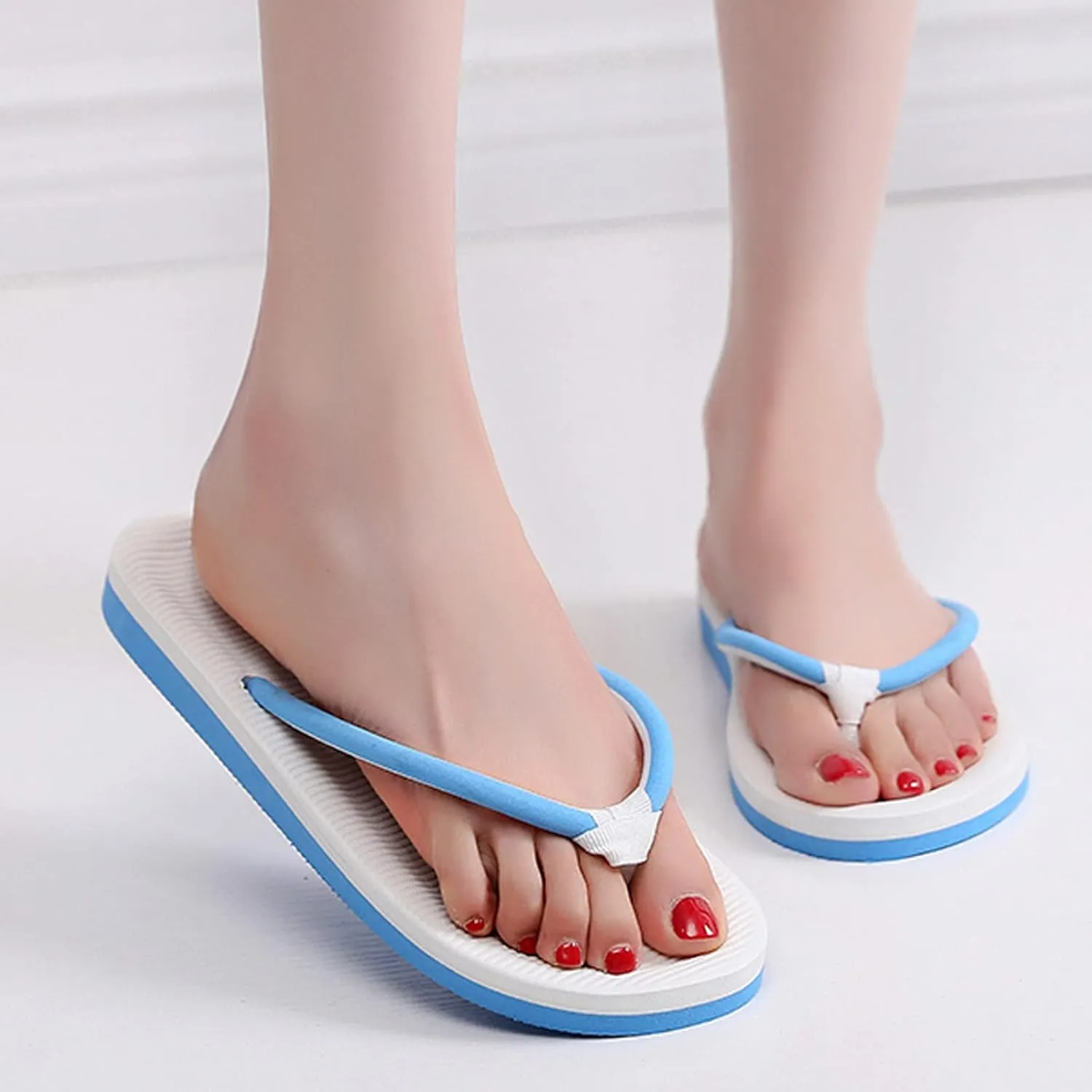 Beach Flip Flops Women Flip Flops with Arch Support for Women Womens Comfort Lightweight Soft Thong Sandals