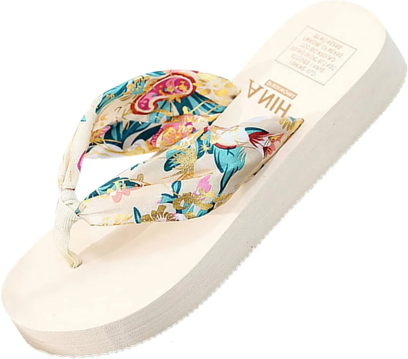 Beach Flip Flops Women Orthopedic Sandals for Women Casual Comfortable Thong Sandal with Arch Support