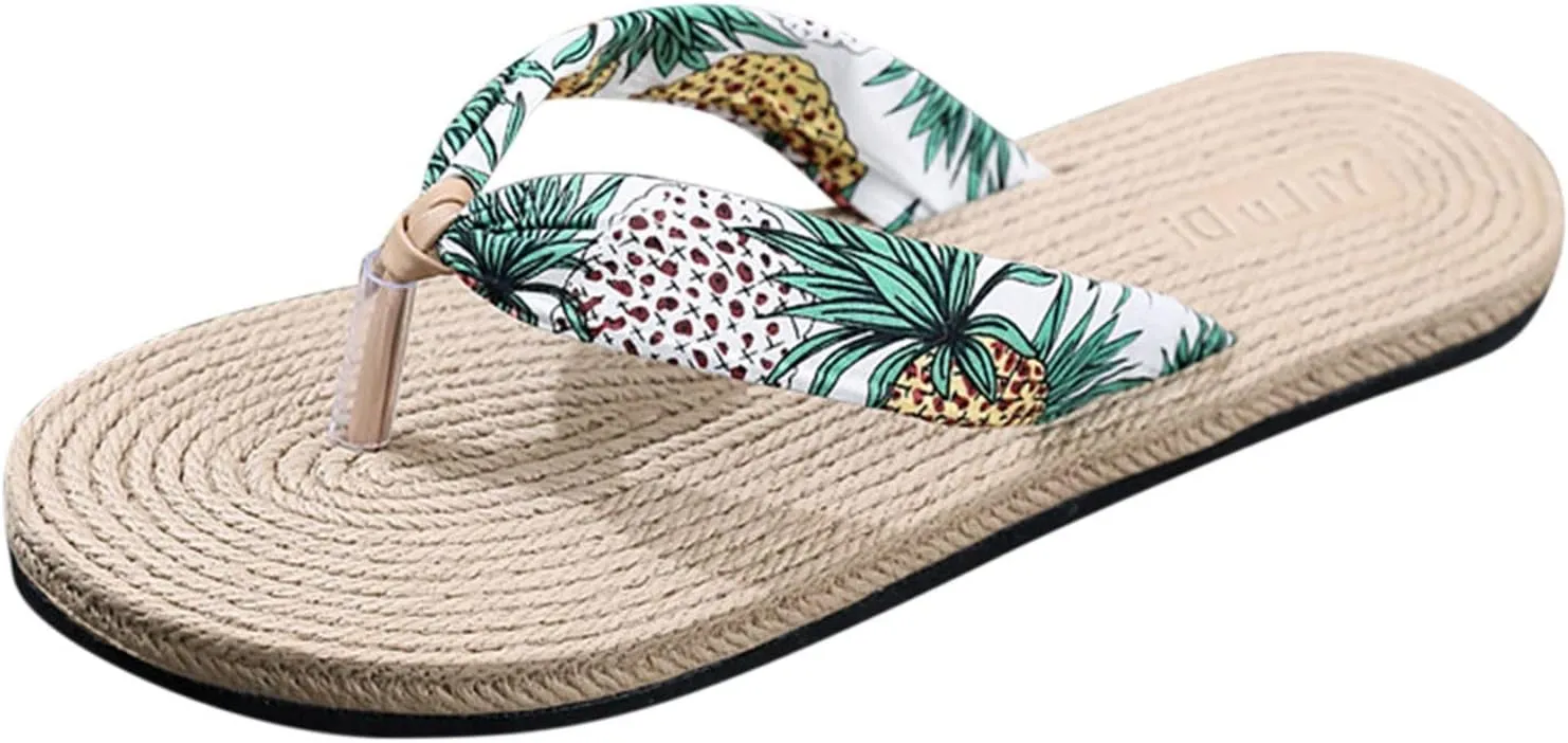 Beach Sandals for Woman Womens Orthopedic Sandals with Arch Support Casual Comfortable Thong Sandal with Arch Support