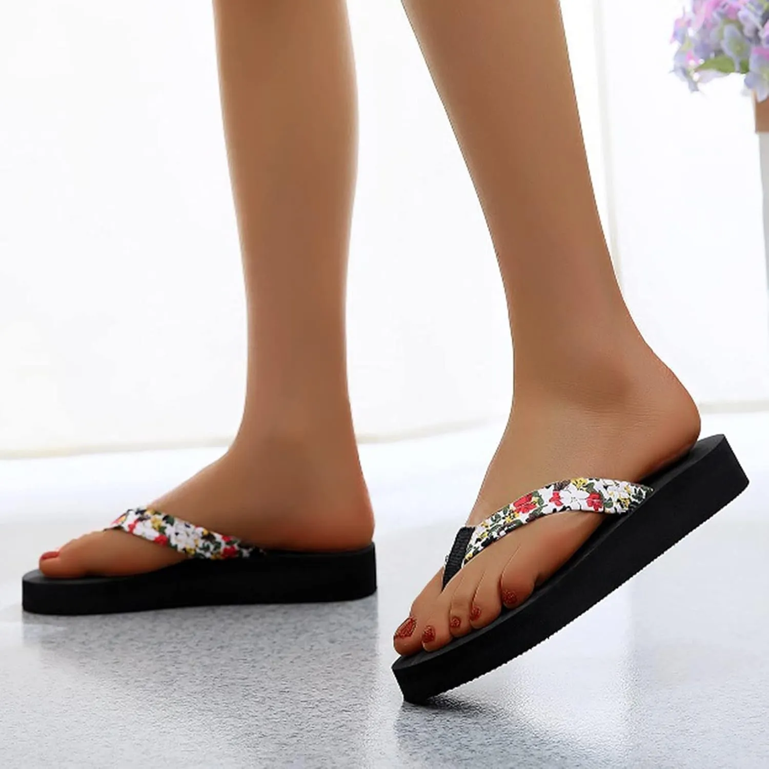 Beach Sandals for Woman Womens Orthopedic Sandals with Arch Support Comfortable Casual Summer Beach Thong Sandals