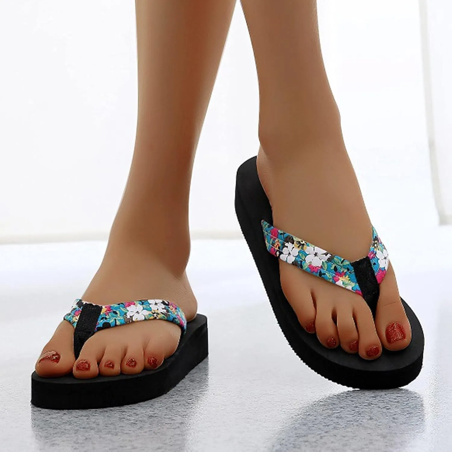 Beach Sandals for Woman Womens Orthopedic Sandals with Arch Support Comfortable Casual Summer Beach Thong Sandals