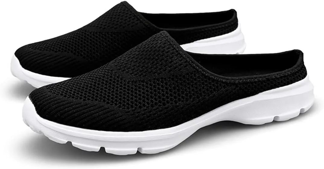 BIFINI Mens Slip On Mule Sneakers Breathable Indoor Outdoor Slippers