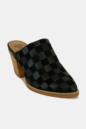 Block Heel Mule Shoes