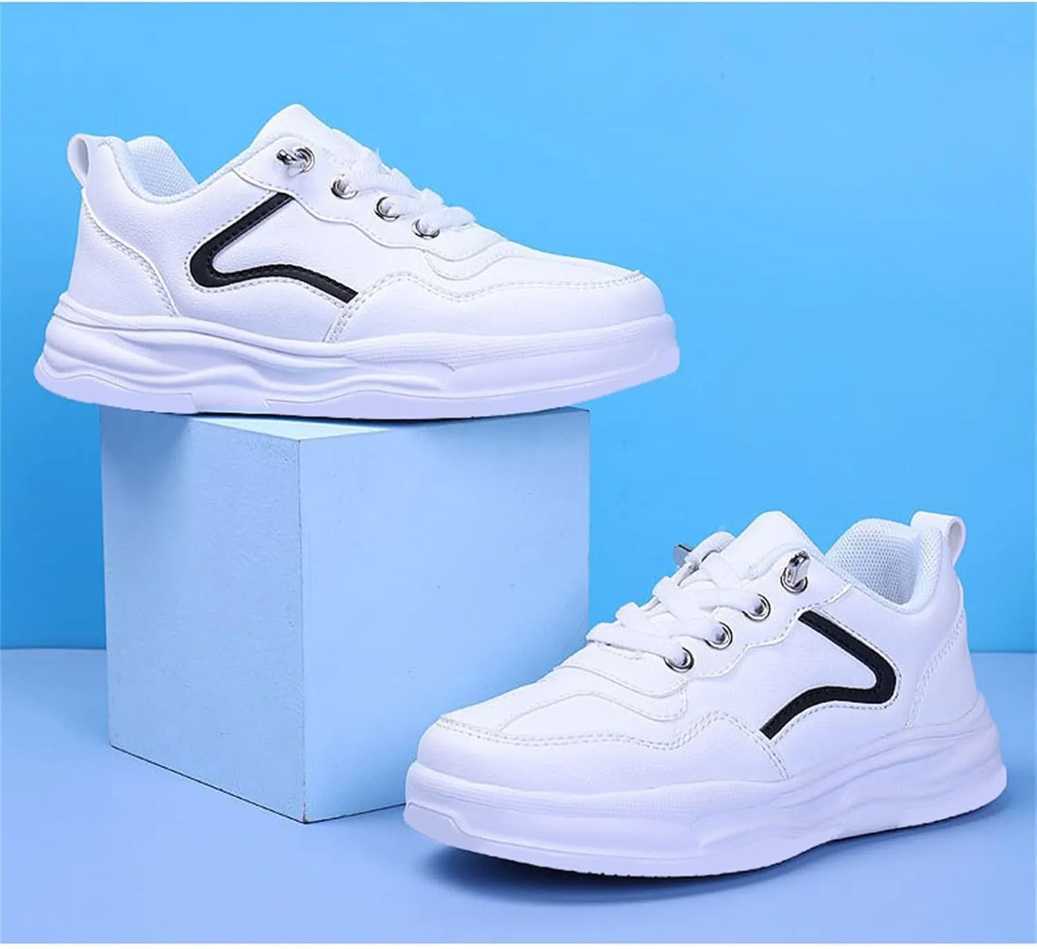 Boys Girls Fashion Tennis Shoes Water Proof Running Athletic Protective Walking Sneakers for Little/Big Kid