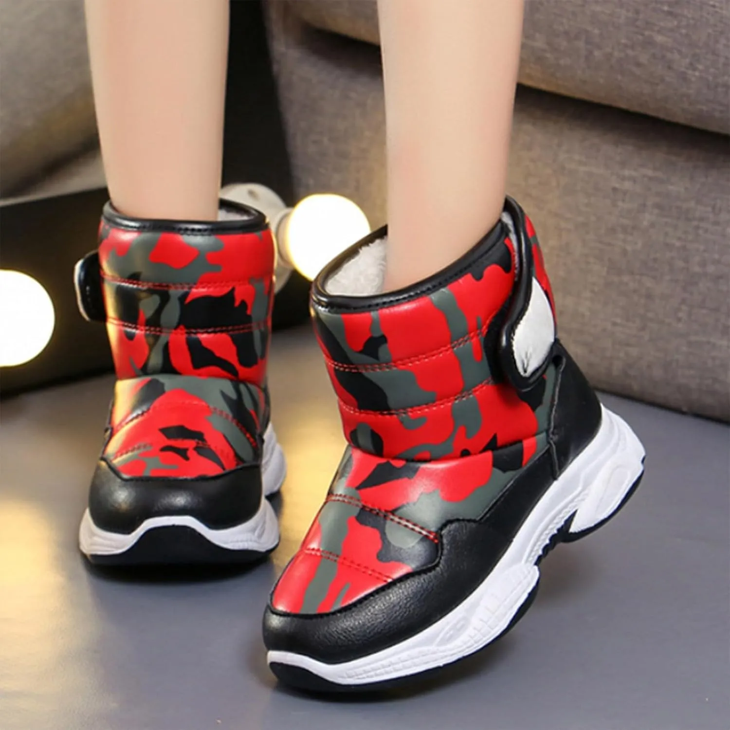 Boys Toddler Snow Boots Waterproof Resistant Outdoor Winter Shoes Toddler Cam?? Boots For Girls (Little Kid/Big Kids)