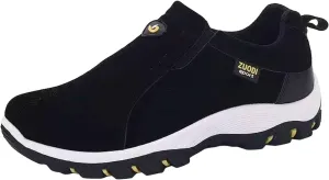 Breathable & Comfortable Sneaker Men's Simple and Fashionable Round Head Solid Color Lightweight Breathable Soft Bottom