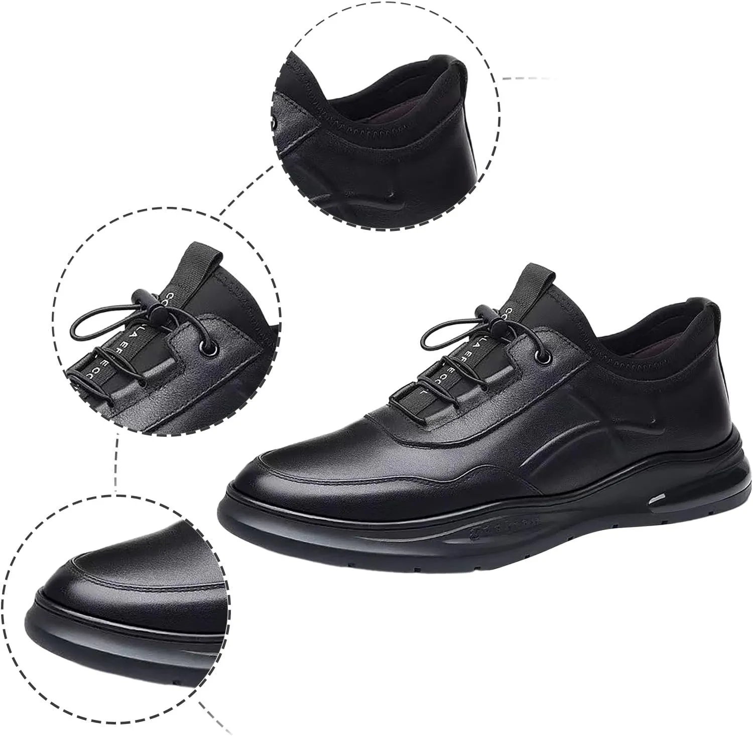Breathable & Comfortable Sneaker New Men's Casual Leather Shoes Sports and Breathable Spring and Foreign Trade Men's