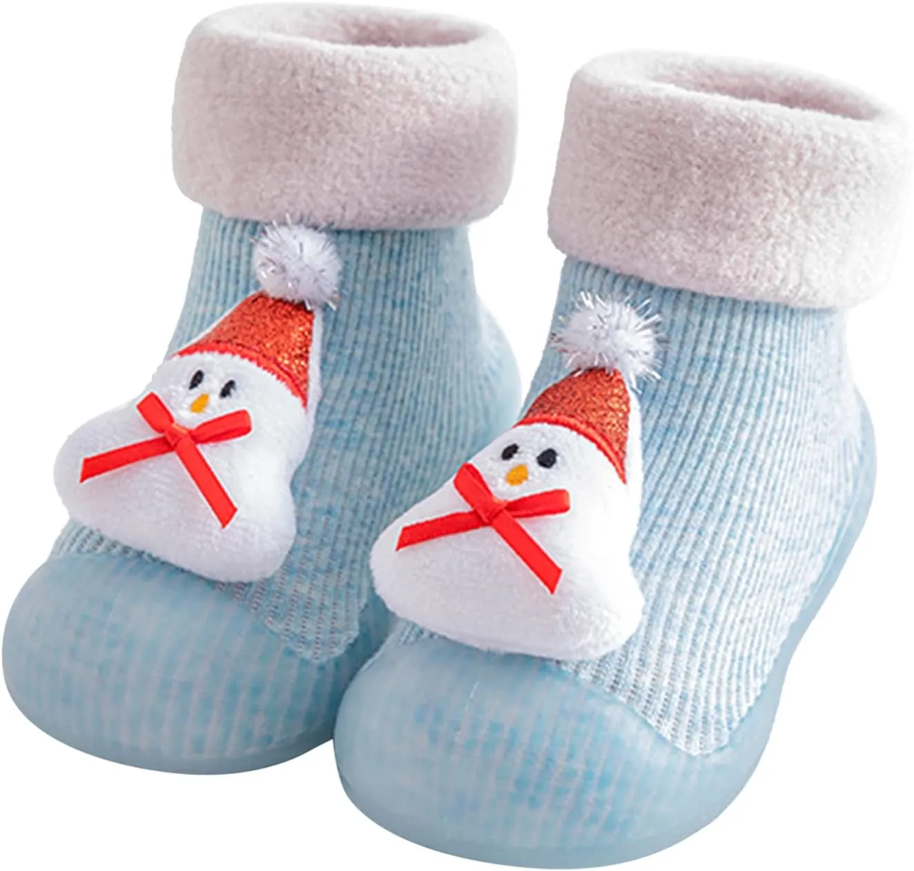 Breathable Shoe Christmas Kids 3D Socks Baby Cartoon Shoes Toddler Boys Slipper Prewalker Kids Shoes Size 4
