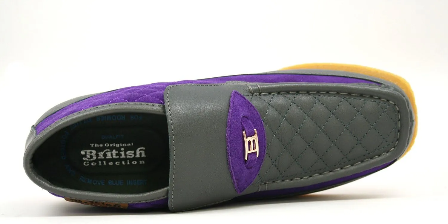 British Collection Checkers Slip On Shoes