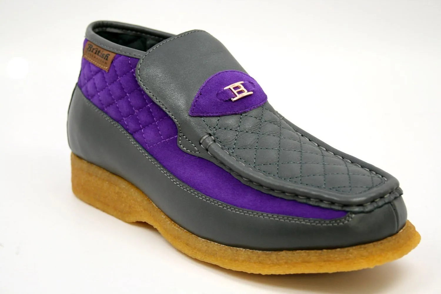 British Collection Checkers Slip On Shoes