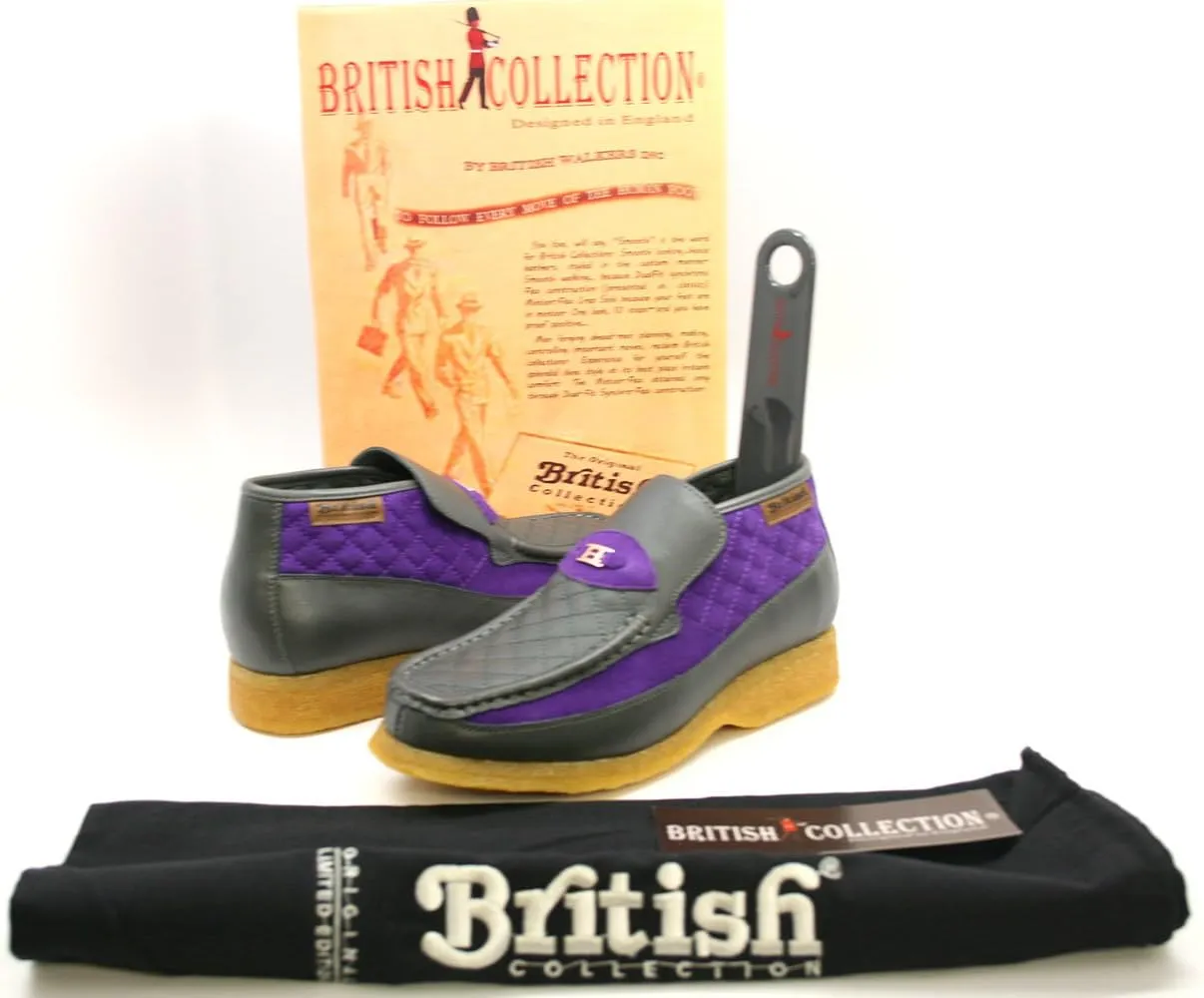 British Collection Checkers Slip On Shoes