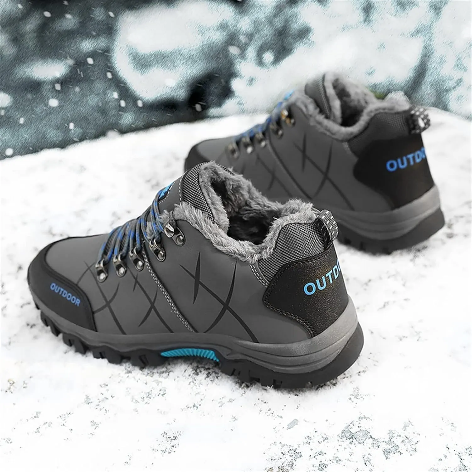 Casual Dress Shoes Men Shoes Leather Casual Solid Color Lace Up Plus Cotton Climbing