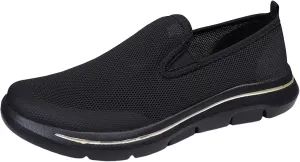 Casual Dress Shoes Men Sports Shoes Simple and Solid Color New Pattern Summer Mesh Breathable Thick Sole Comfortable