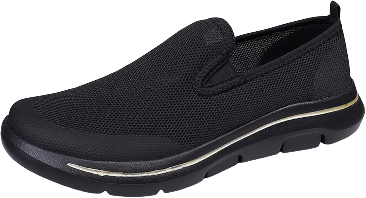 Casual Dress Shoes Men Sports Shoes Simple and Solid Color New Pattern Summer Mesh Breathable Thick Sole Comfortable