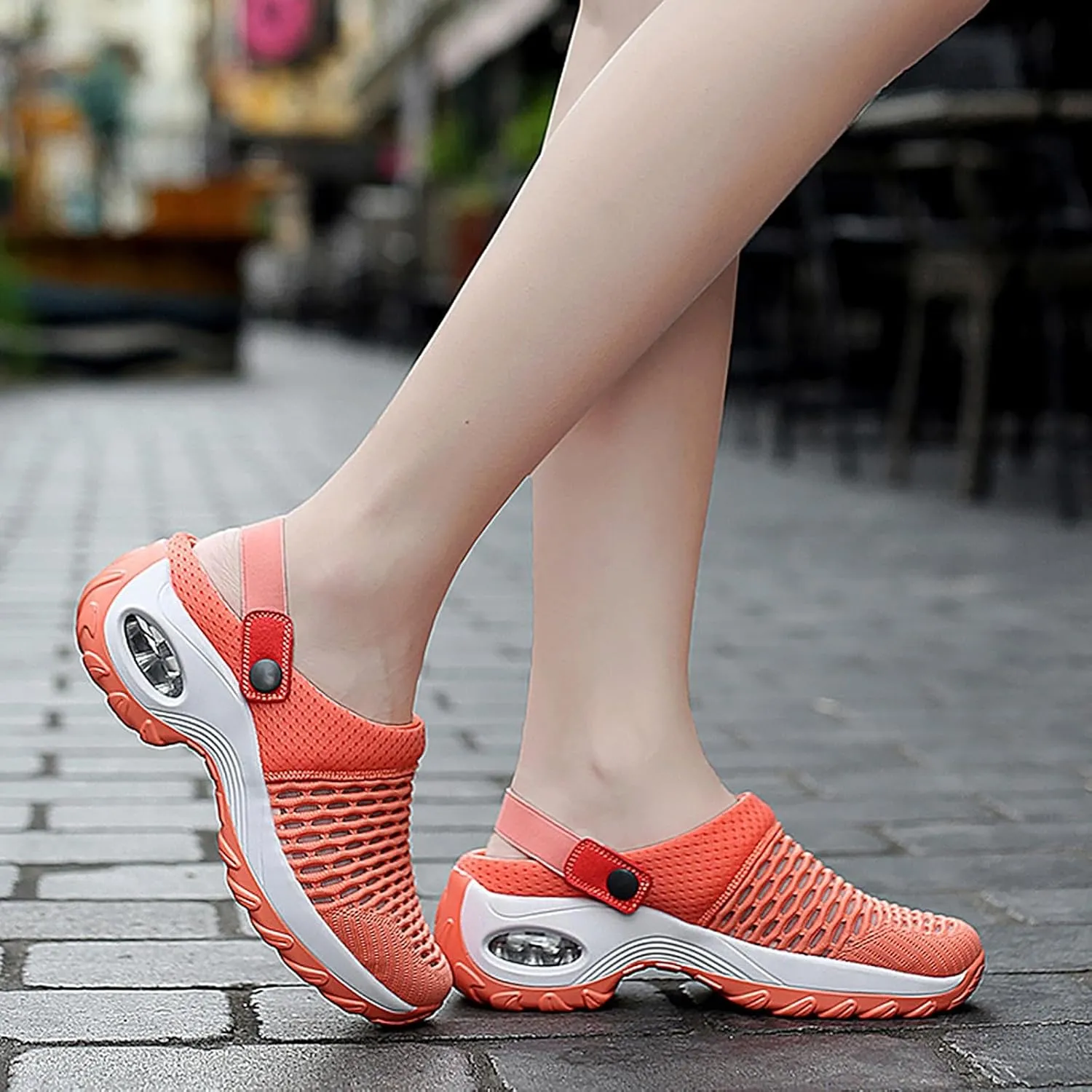 Cathalem Orthopedic Clogs for Women, 2024 New Air Cushion Orthopedic Slip on Shoes Orthopedic Sandals for Women