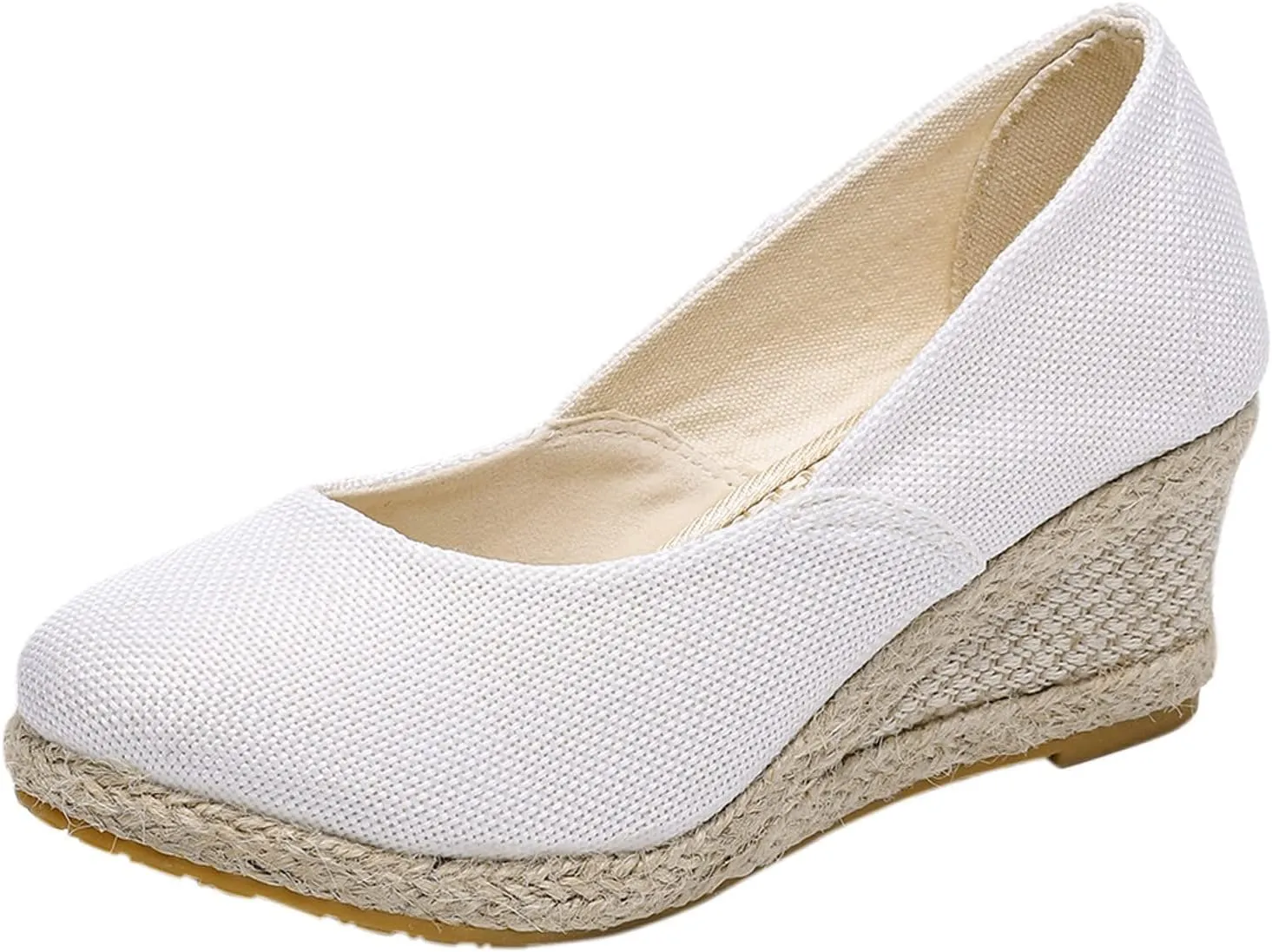 Cathalem Wedge Heels Sandals for Women, Ankle Strap Closed Toe Sandals Casual Buckle Strap Ladies Platform Summer Shoes