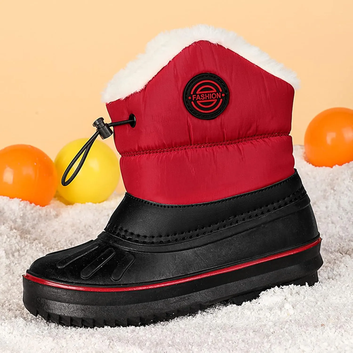 Children Shoes Snow Boots Girls Boys Outdoor Boots Non Slip Warm Boots Cotton Snow Boots Toddler Glitter Boots Size 9