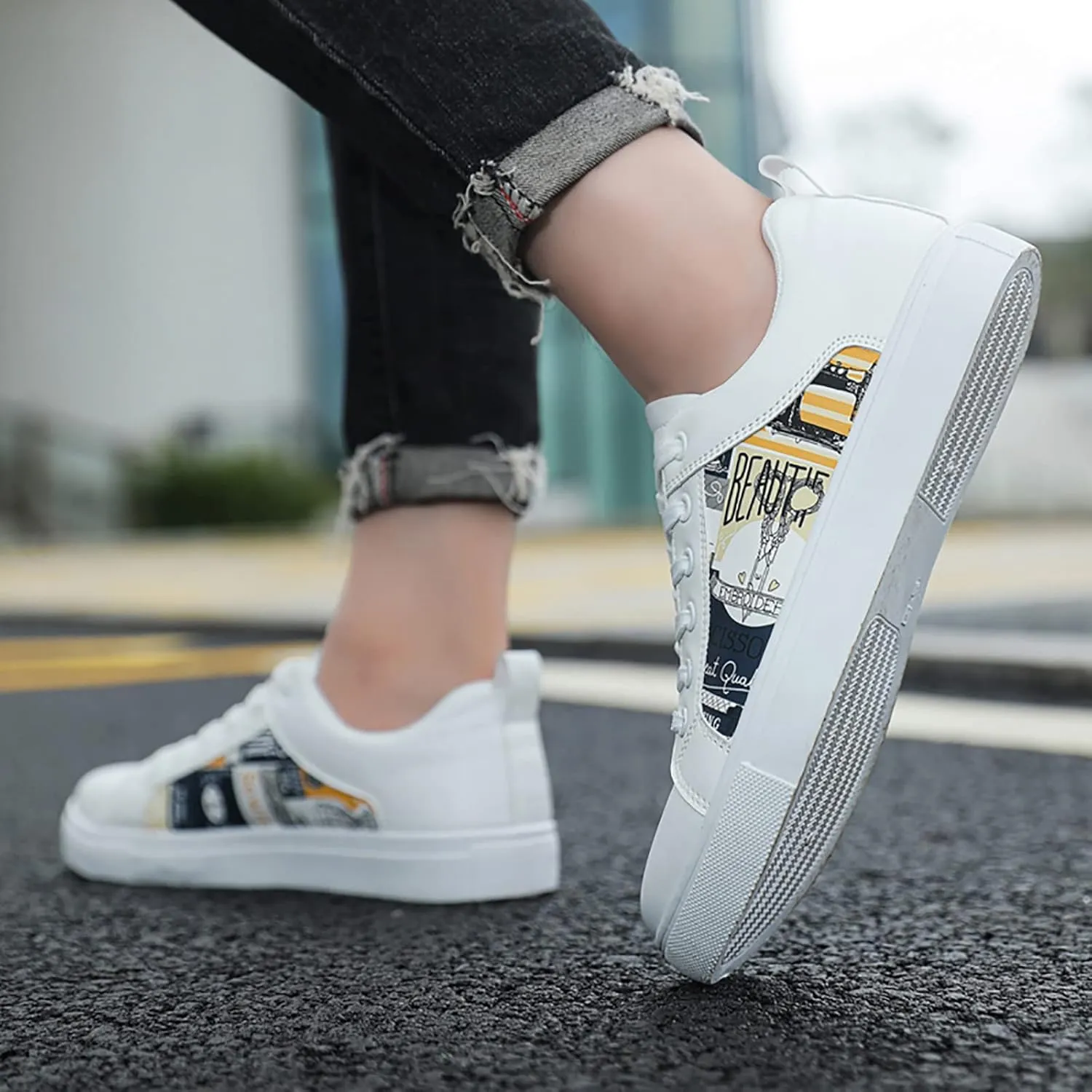 Chunky Sneakers for Women Platform Cute Black Sneakers for Women Trendy Walking Shoes for Women 2023 Arch Support High Top Sneakers for Women Womens Black Sneakers Wide