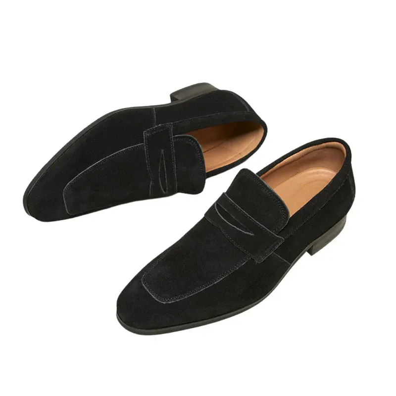 Columbus | Suede Penny Loafers