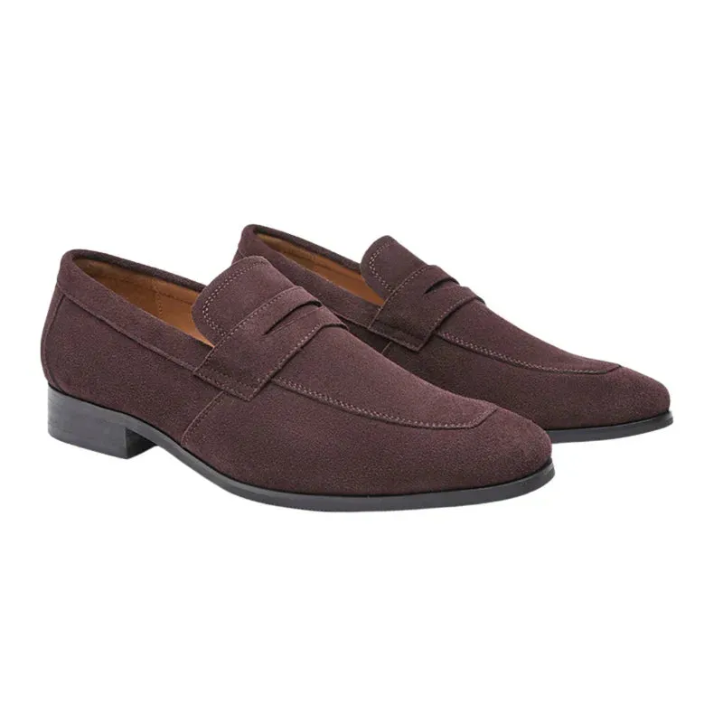 Columbus | Suede Penny Loafers