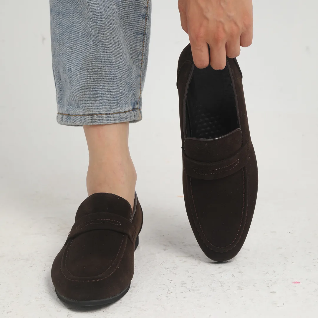 Columbus | Suede Penny Loafers