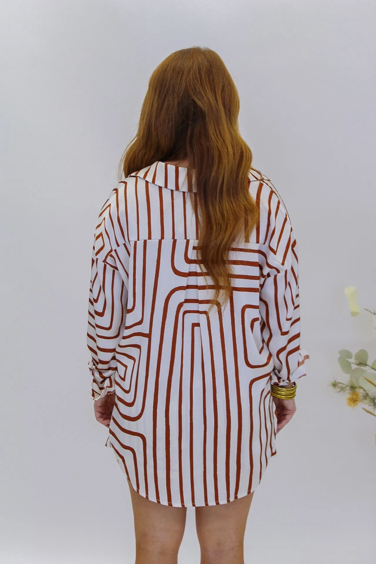 Court Collard Geometric Set Top