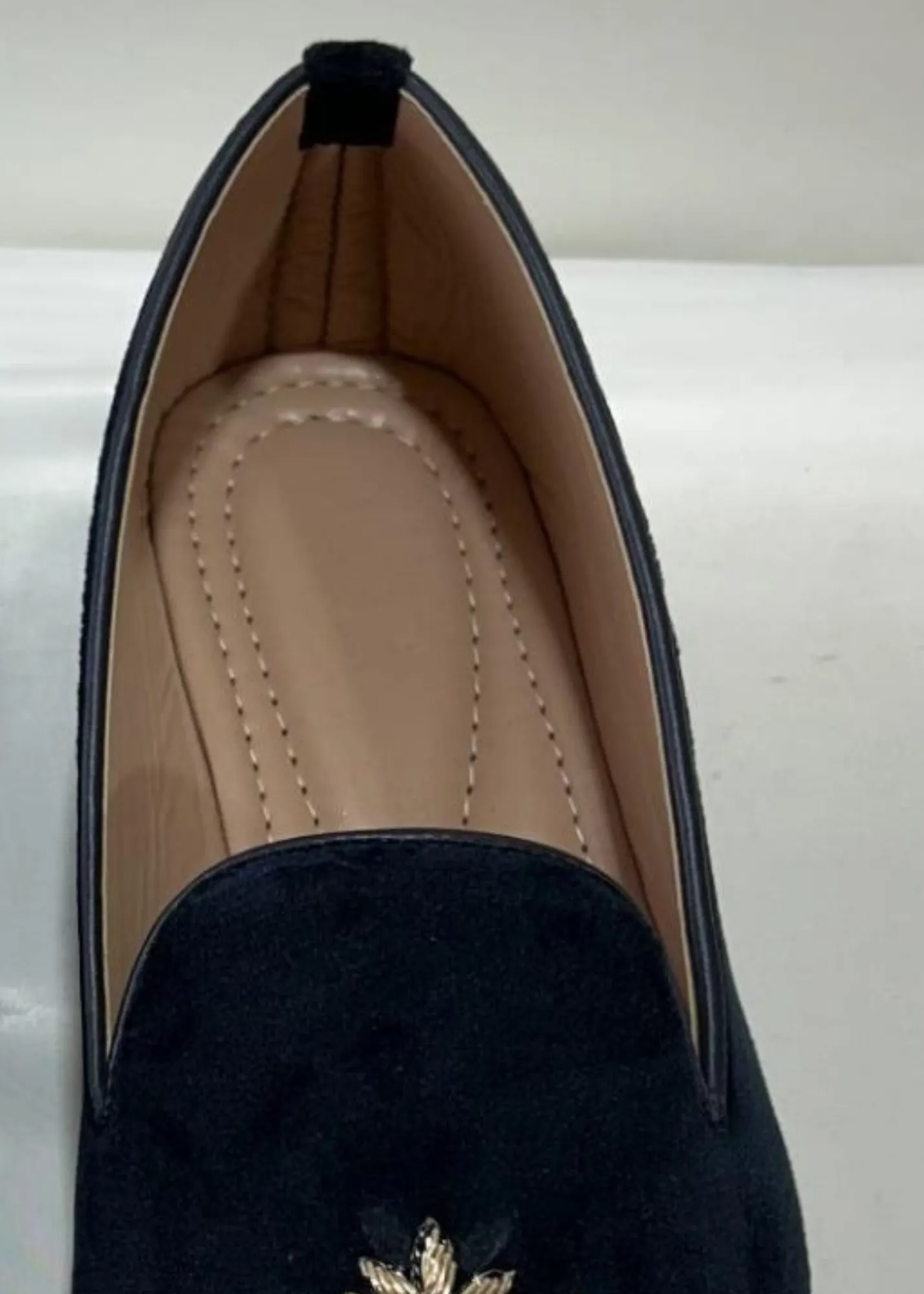 DARK NAVY BLUE SUEDE SHOES FOR MEN