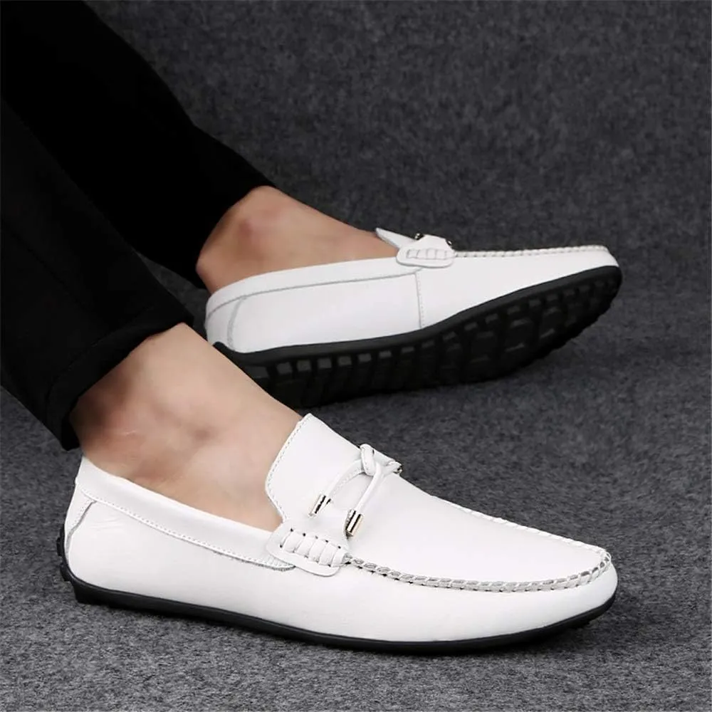 Driving Loafer for Men Boat Moccasins Slip On Style OX Leather Classic Embossed Texture(Conventional Optional)