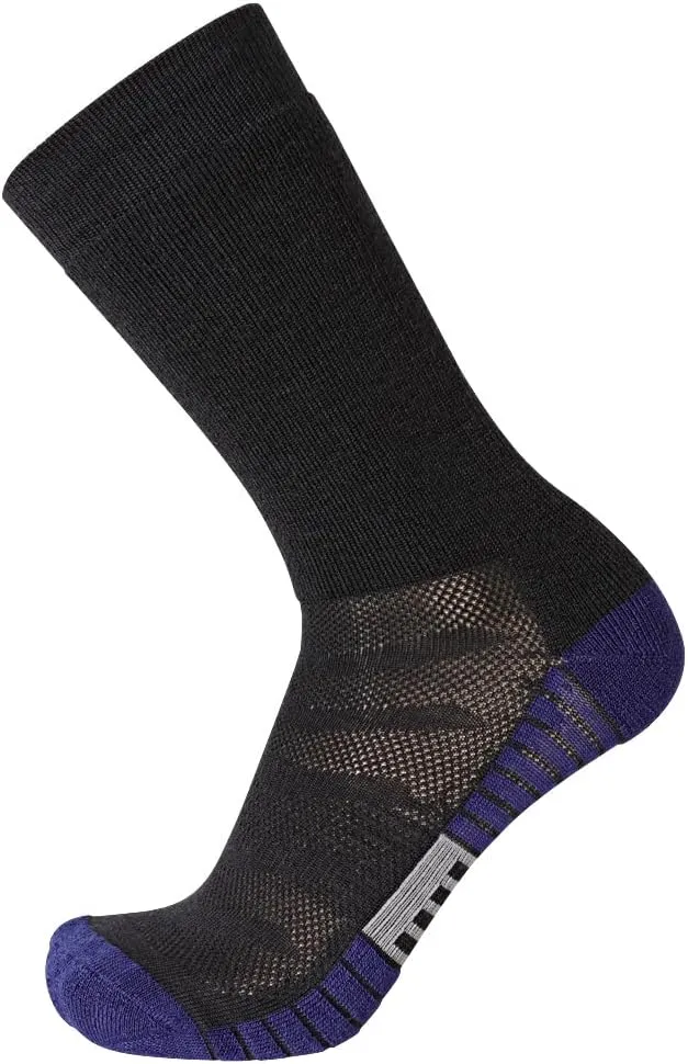 EnerWear Unisex 4/6P Pack Merino Wool Outdoor Hiking Trail Crew Sock